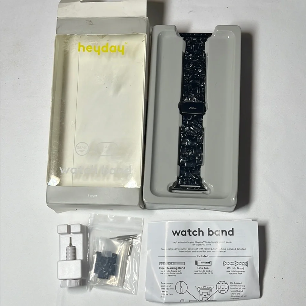 Heyday Glossy Black Watch Band